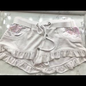 Super cute beach bunny sequin shorts- NWT